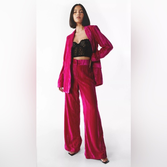 NASTY GAL | Crushed Velvet Co-Ord - Picture 3 of 11